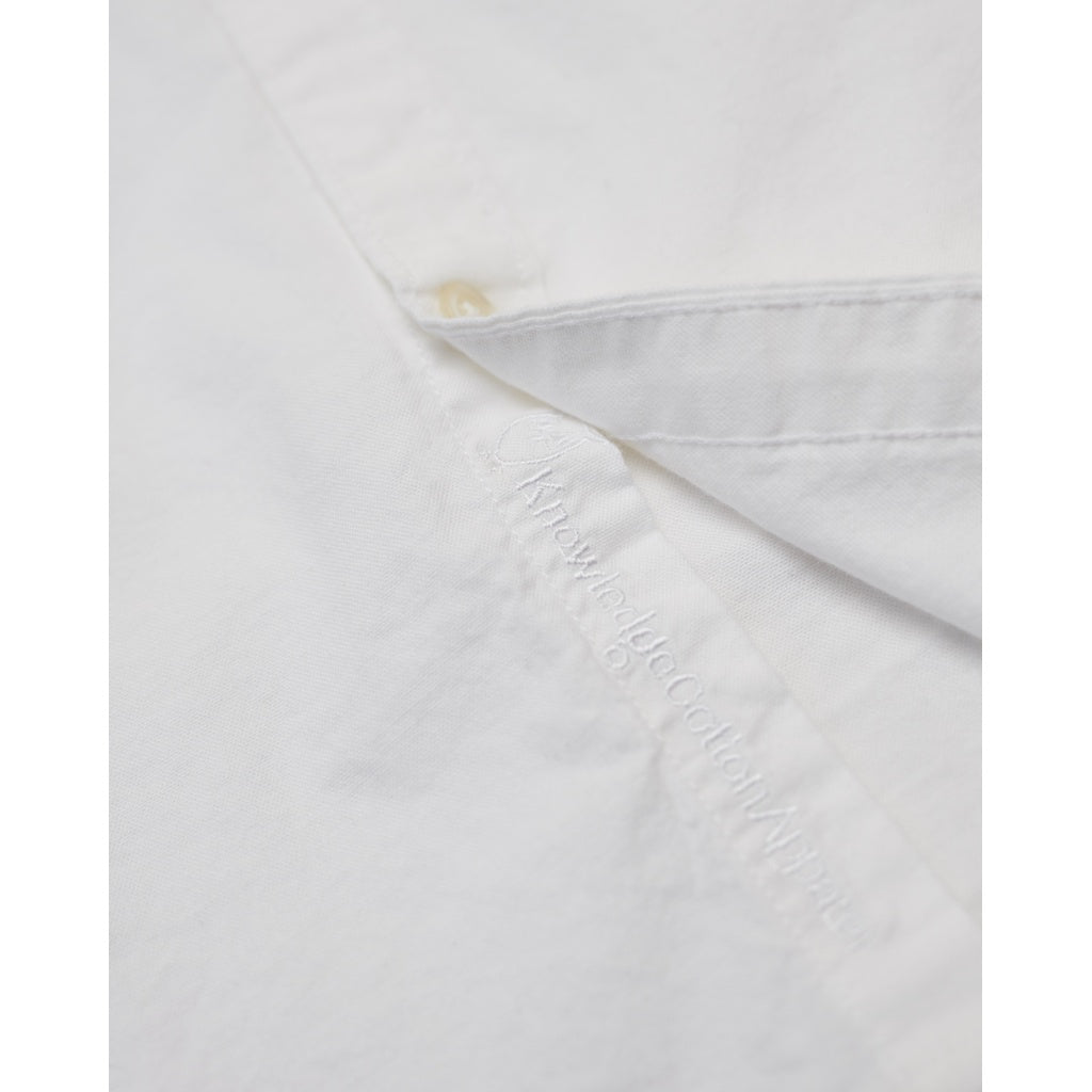 Chemise blanche en coton bio - Stretched Oxford Bright White