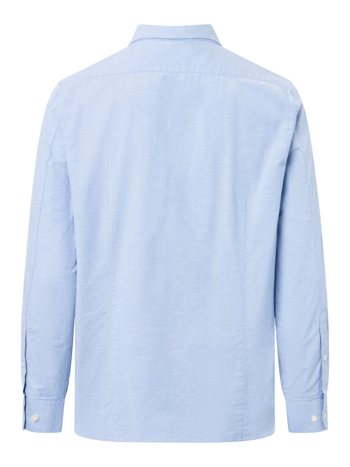 Chemise avec logo en coton bio | Bleu clair "costom tailored oxford shirt lapis blue"