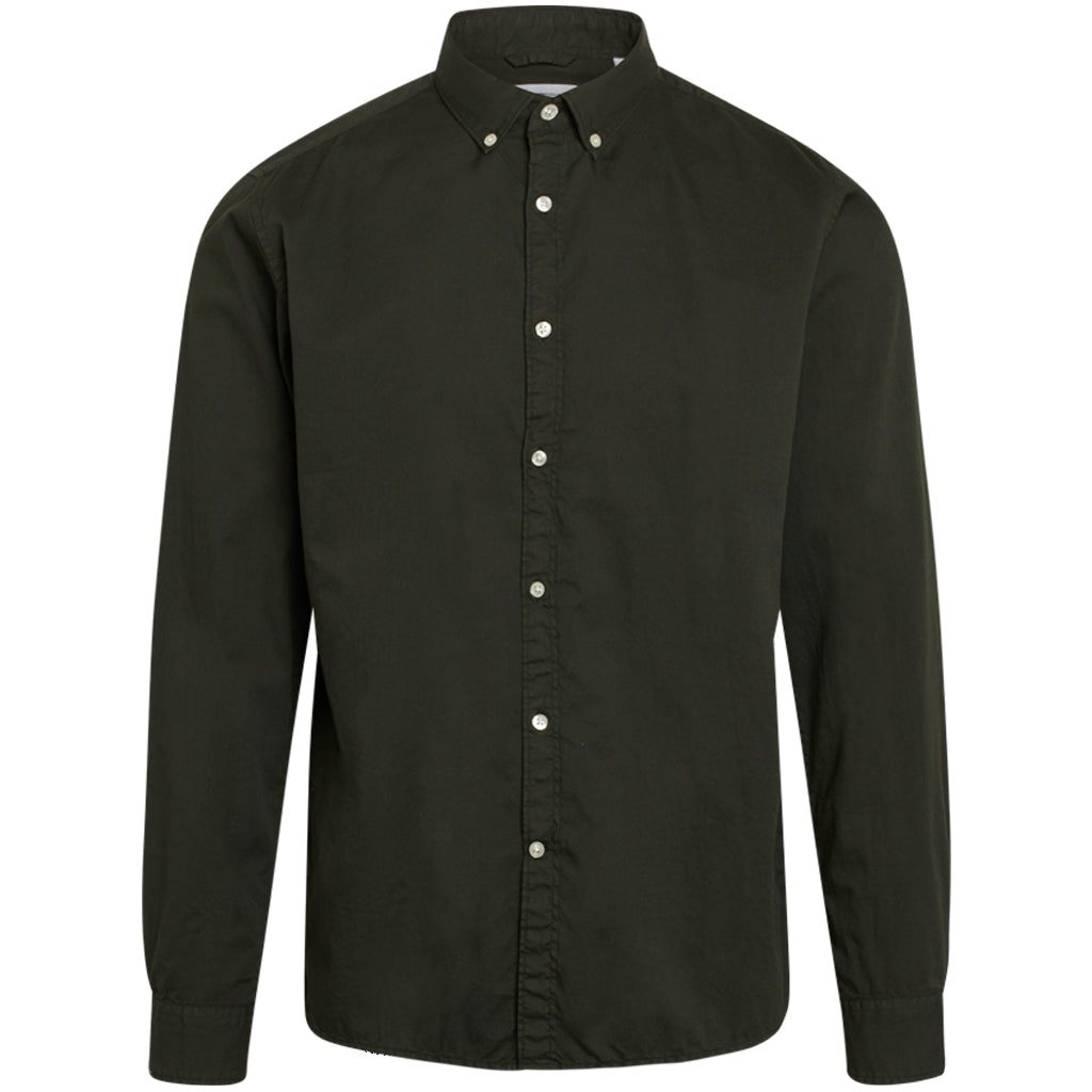 Chemise vert forêt en coton bio - Larch