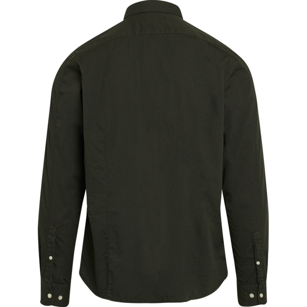 Chemise vert forêt en coton bio - Larch