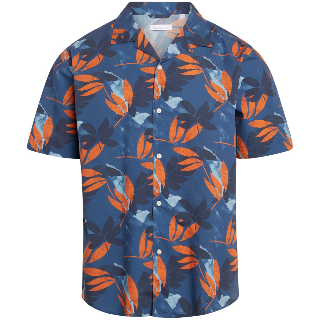 Chemise ample à manches courtes imprimé fleuri - Wave