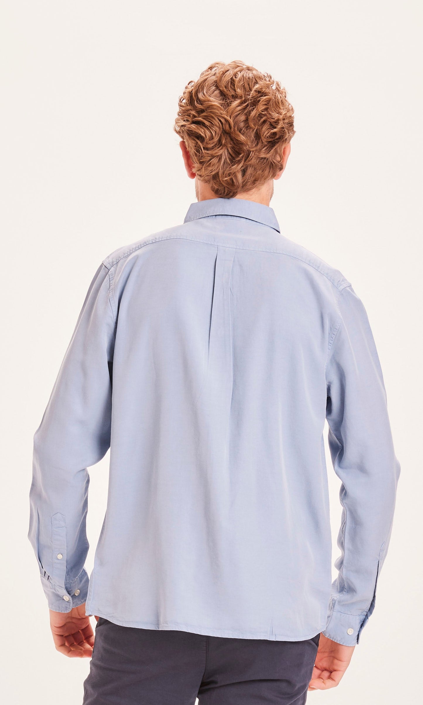 Chemise bleu ciel en Tencel - LARCH Tencel blue fog