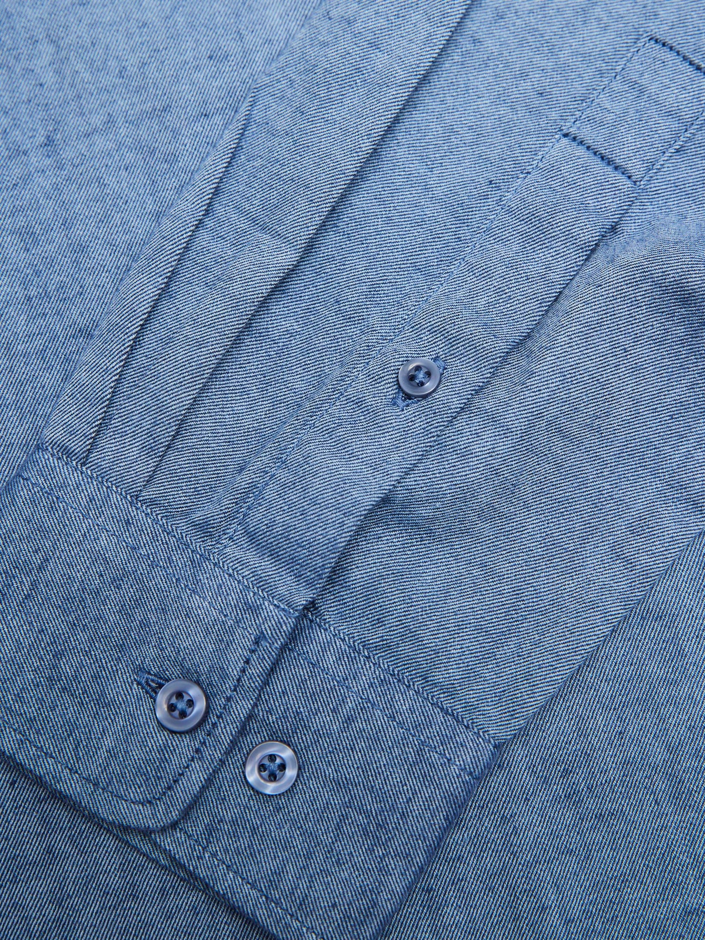 Chemise flanelle bleue en coton bio