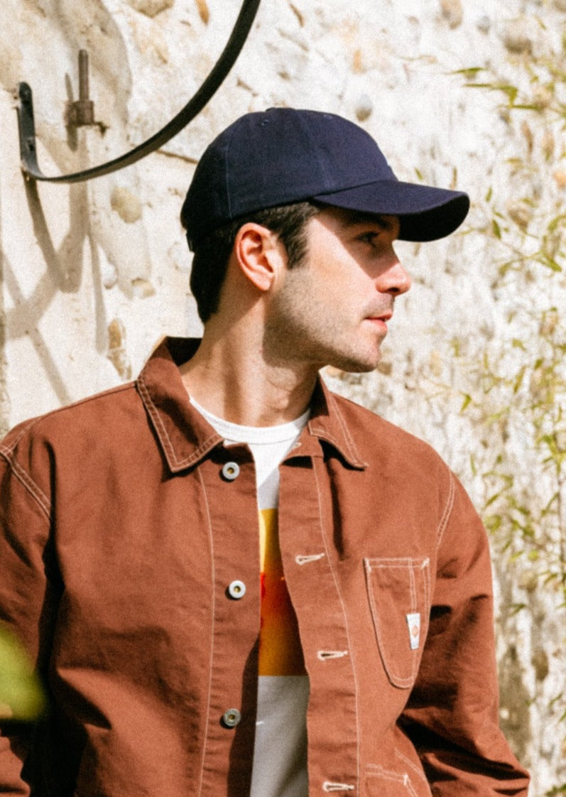 Casquette en coton bio | marine "yenaas bold night sky"