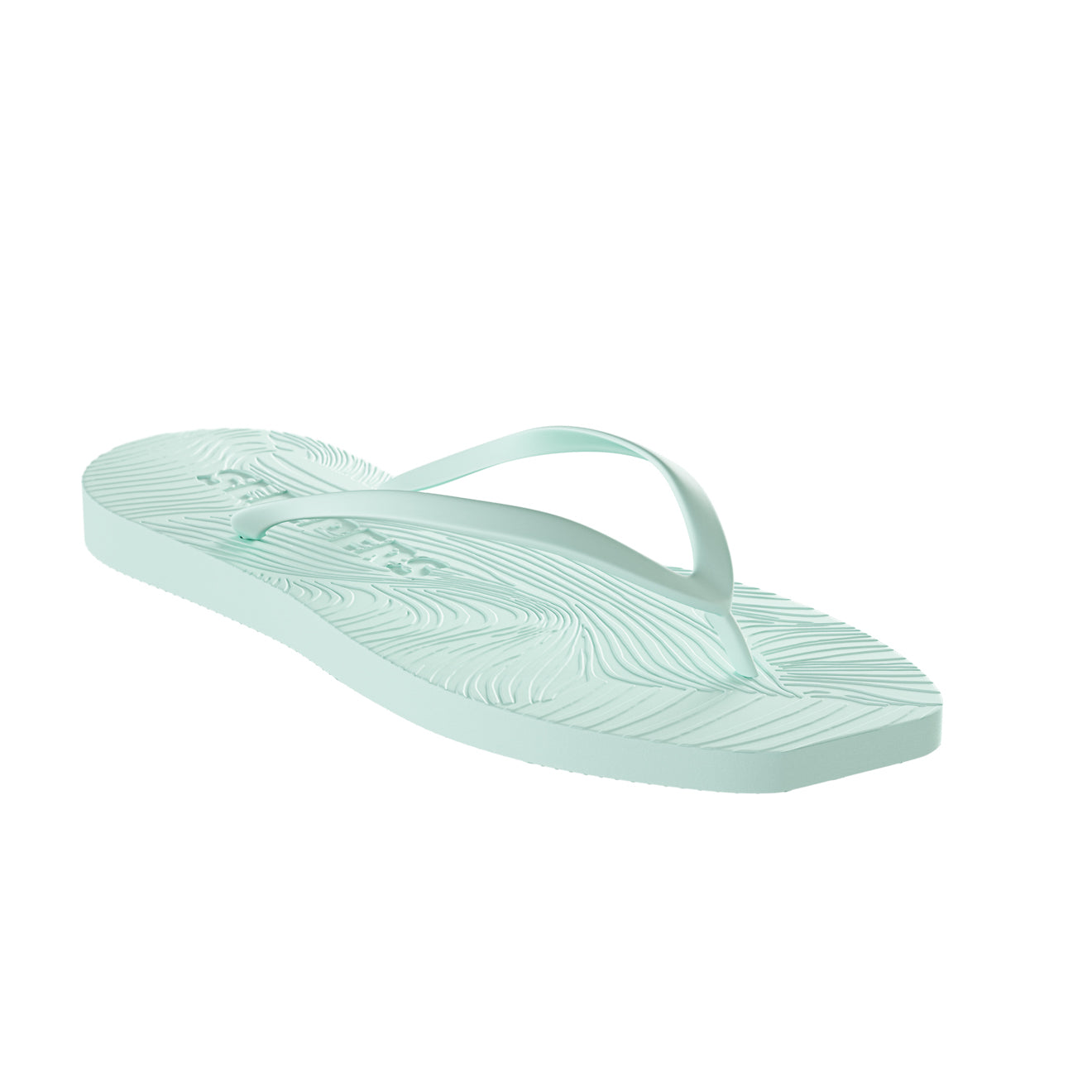Tongs en caoutchouc naturel tapered | vert "slim mint"