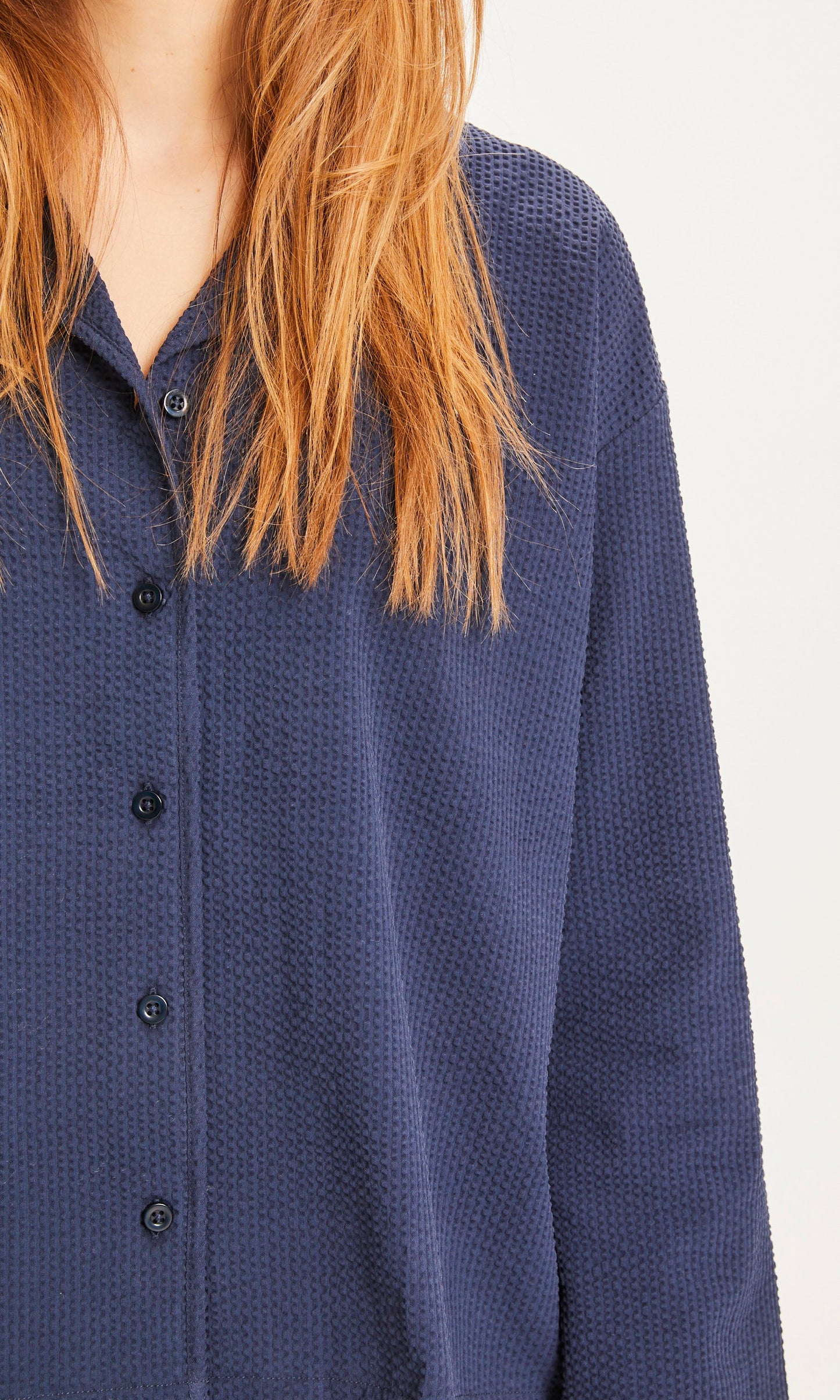 Ensemble de pyjama marine en coton bio - total eclipse