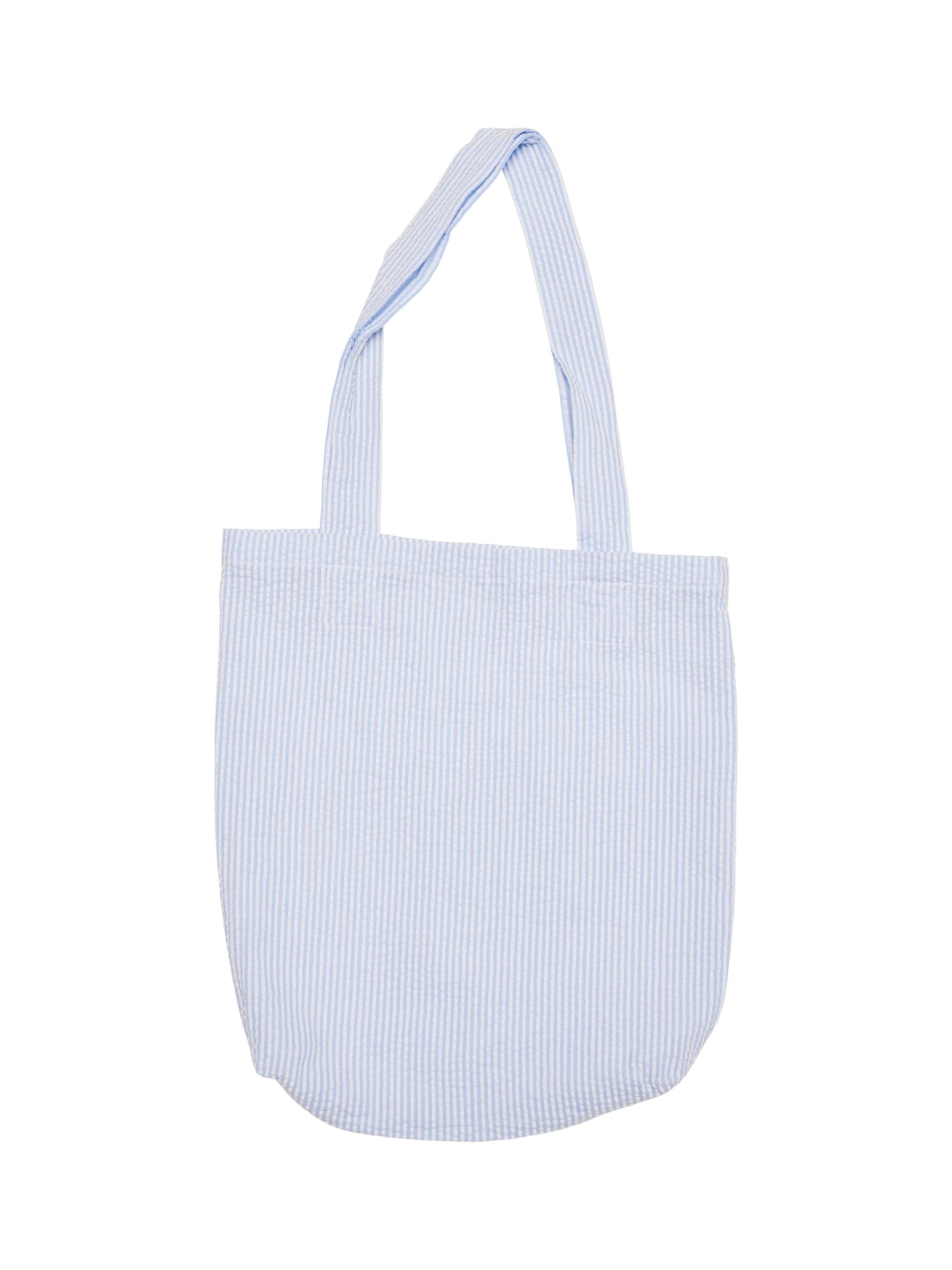Ensemble de pyjama rayé bleu clair en coton bio - blue fog