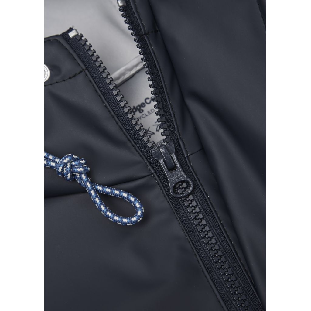 Imperméable marine en polyester recyclé
