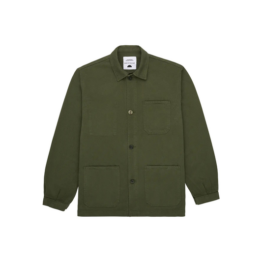 veste en coton bio | vert foncé "forest sergi jacket"