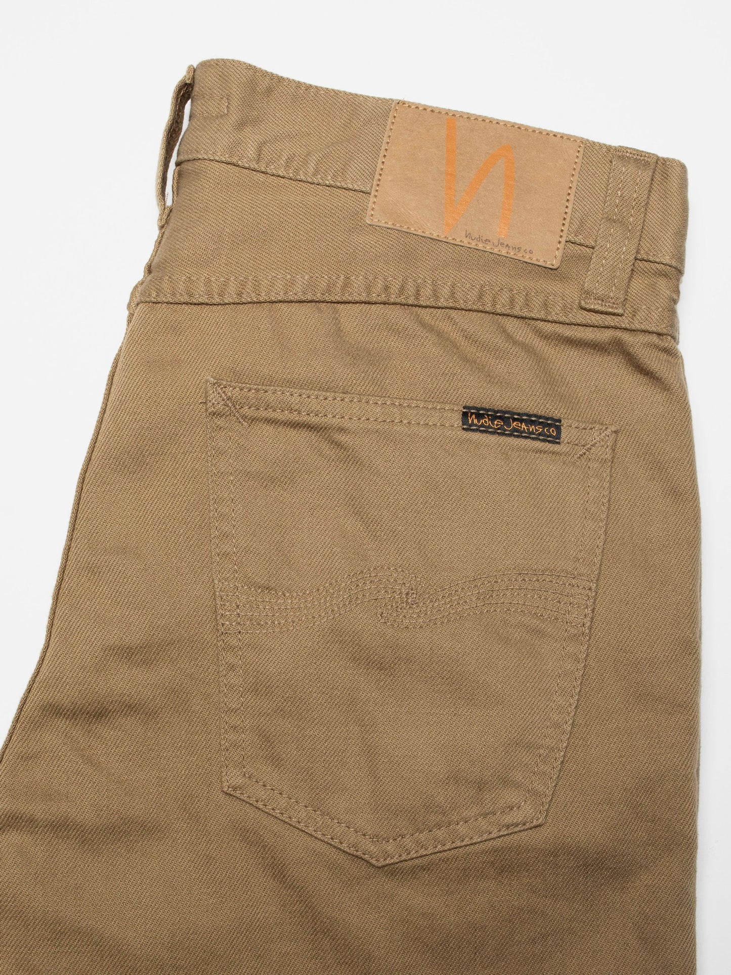 Jean droit en coton bio | camel "gritty jackson everlion"