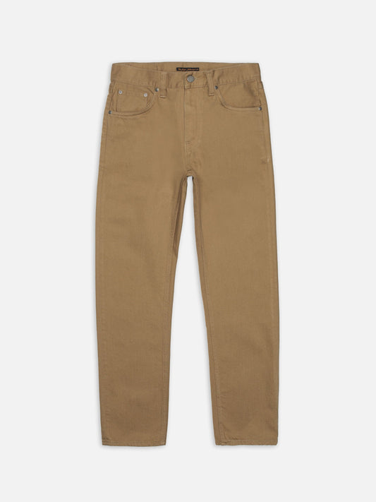 Jean droit en coton bio | camel "gritty jackson everlion"