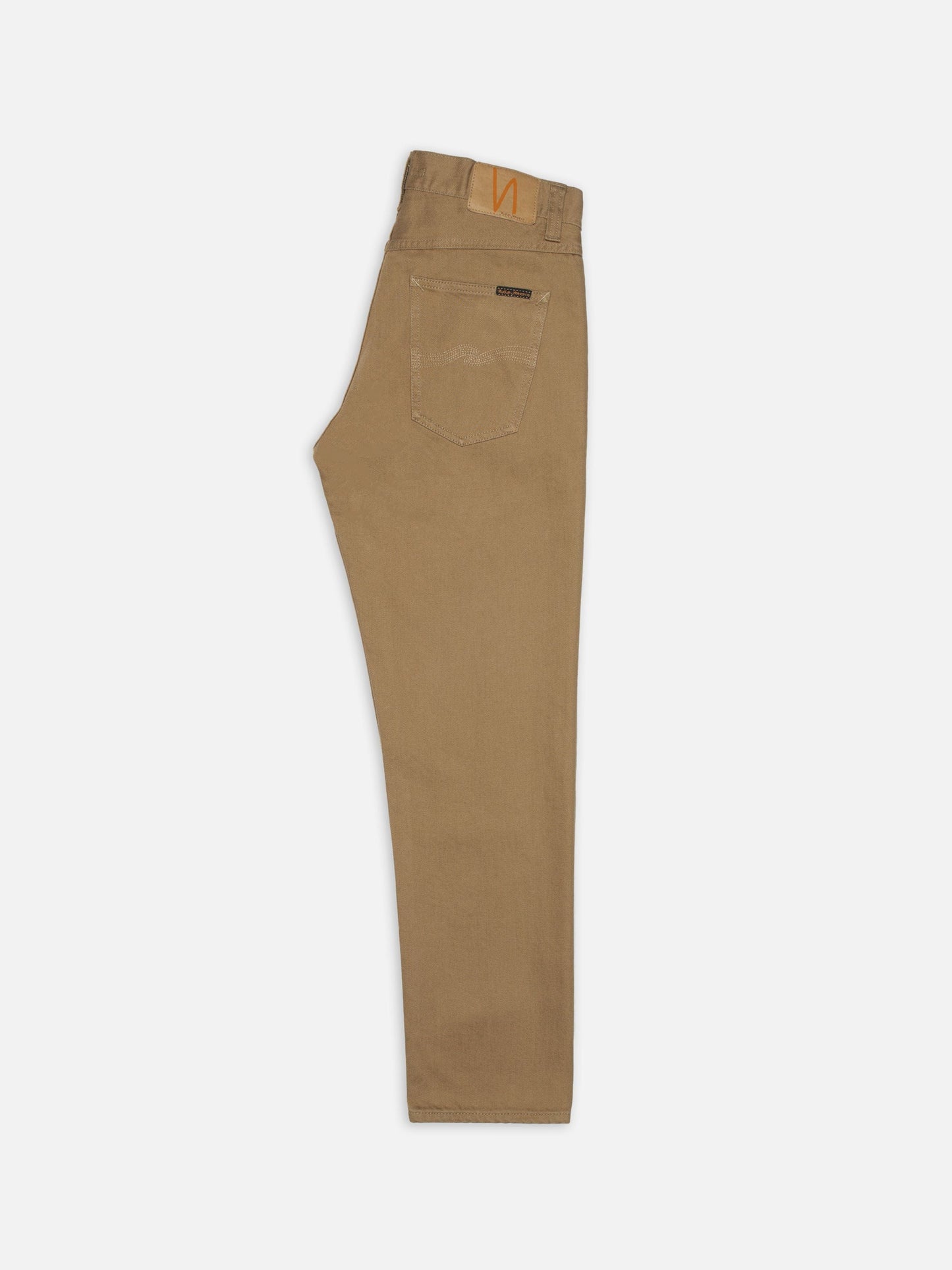 Jean droit en coton bio | camel "gritty jackson everlion"
