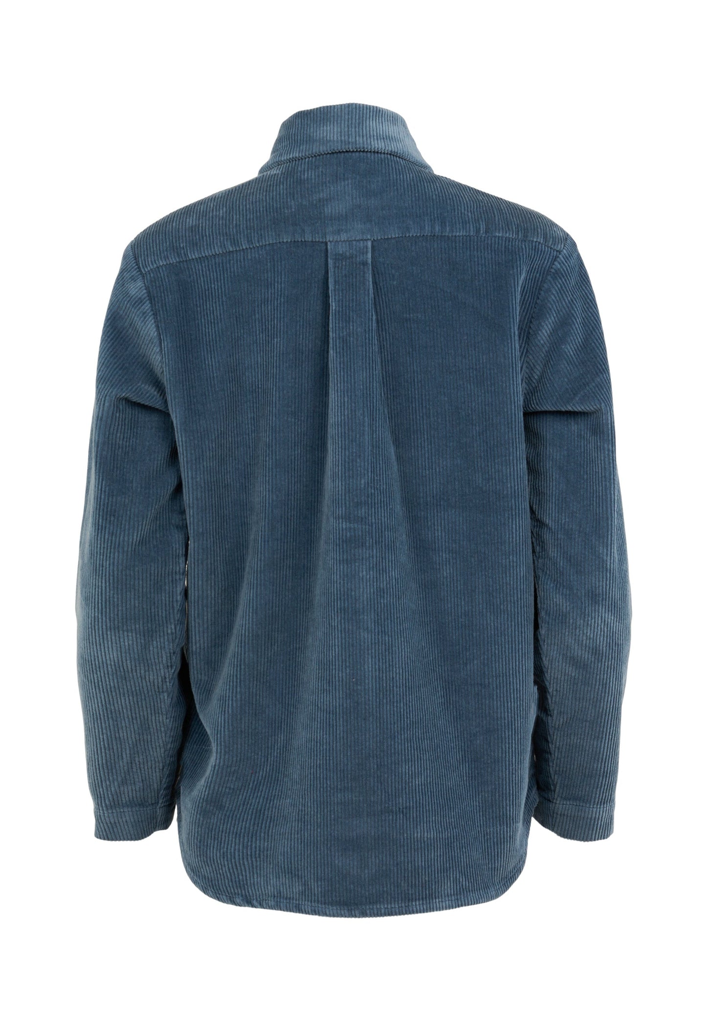 Surchemise bleue velours en coton bio - 8-wales corduroy overshirt china blue