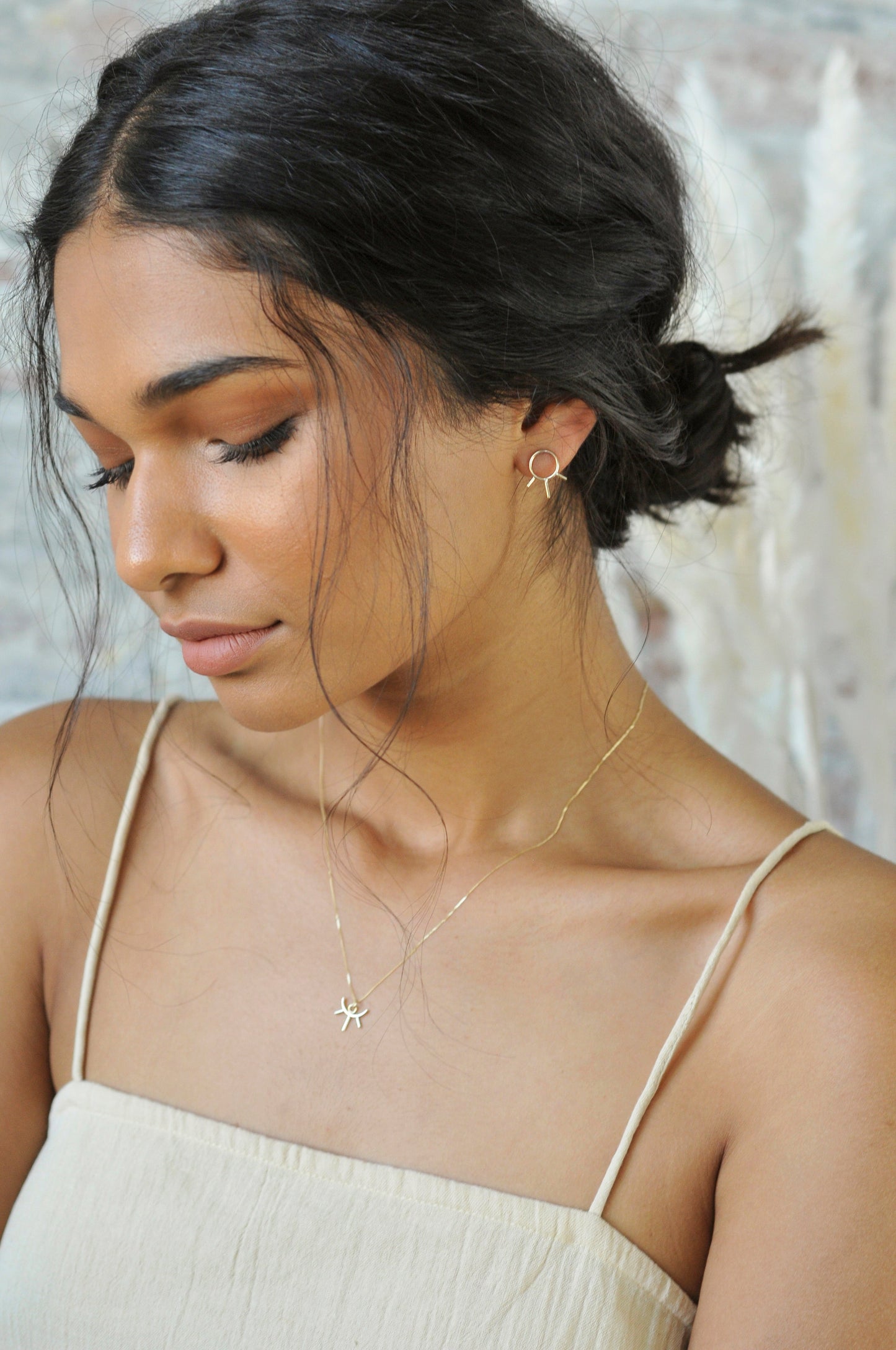 Collier soleil en or recyclé 9ct - Gold Dainty Sun Ray