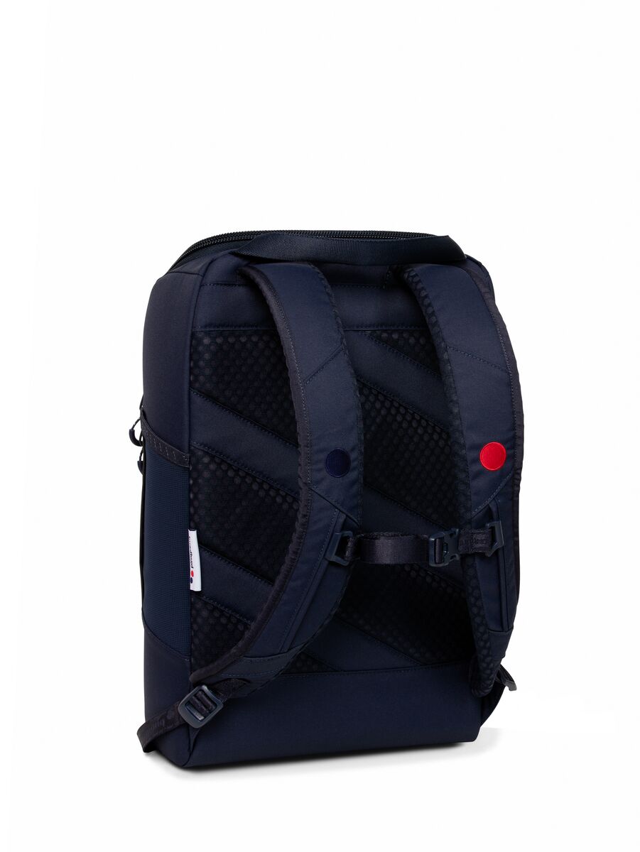 Sac à dos bleu marine en plastique recyclé - Cubik Medium