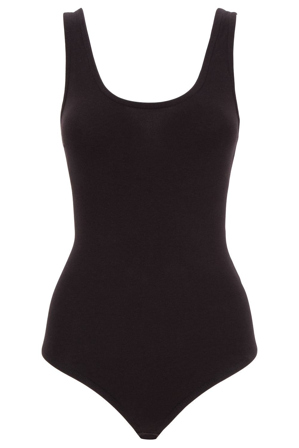 Body noir en coton bio - yasmeen
