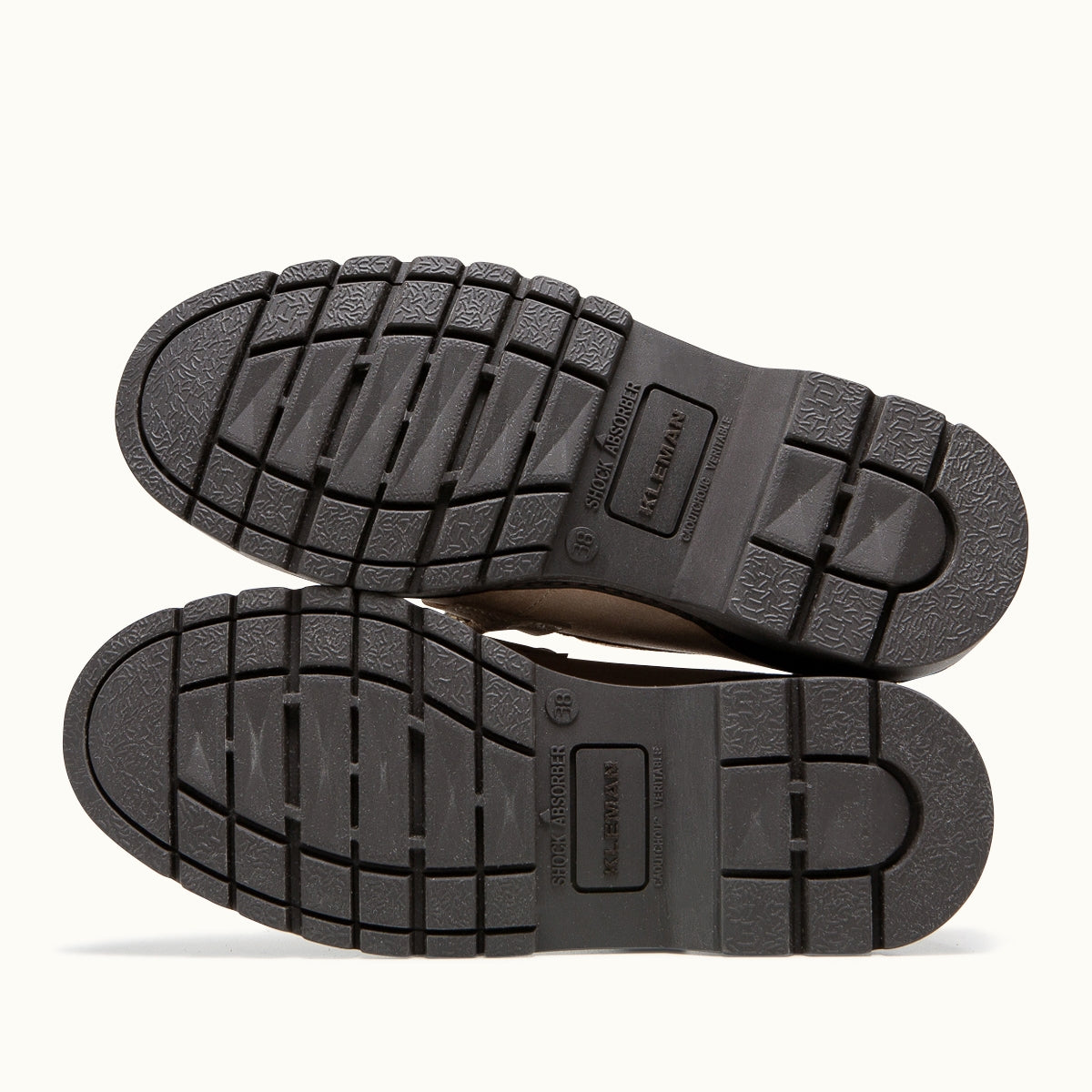 Mocassins made in France en cuir velours certifié | Beige "accore 2 ec beige"