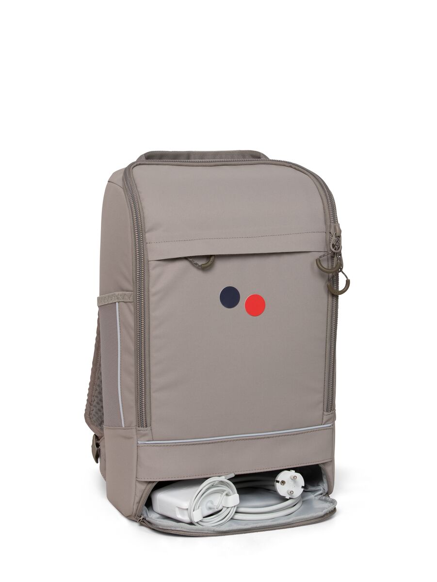 Sac à dos taupe recyclé - Cubik Medium