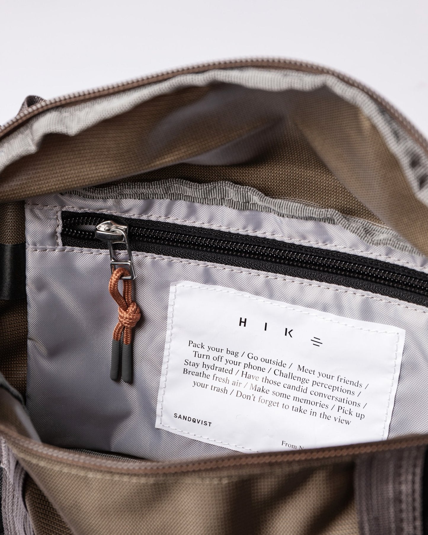 Banane en matière recyclée | marron "allterrain hike multi brown"