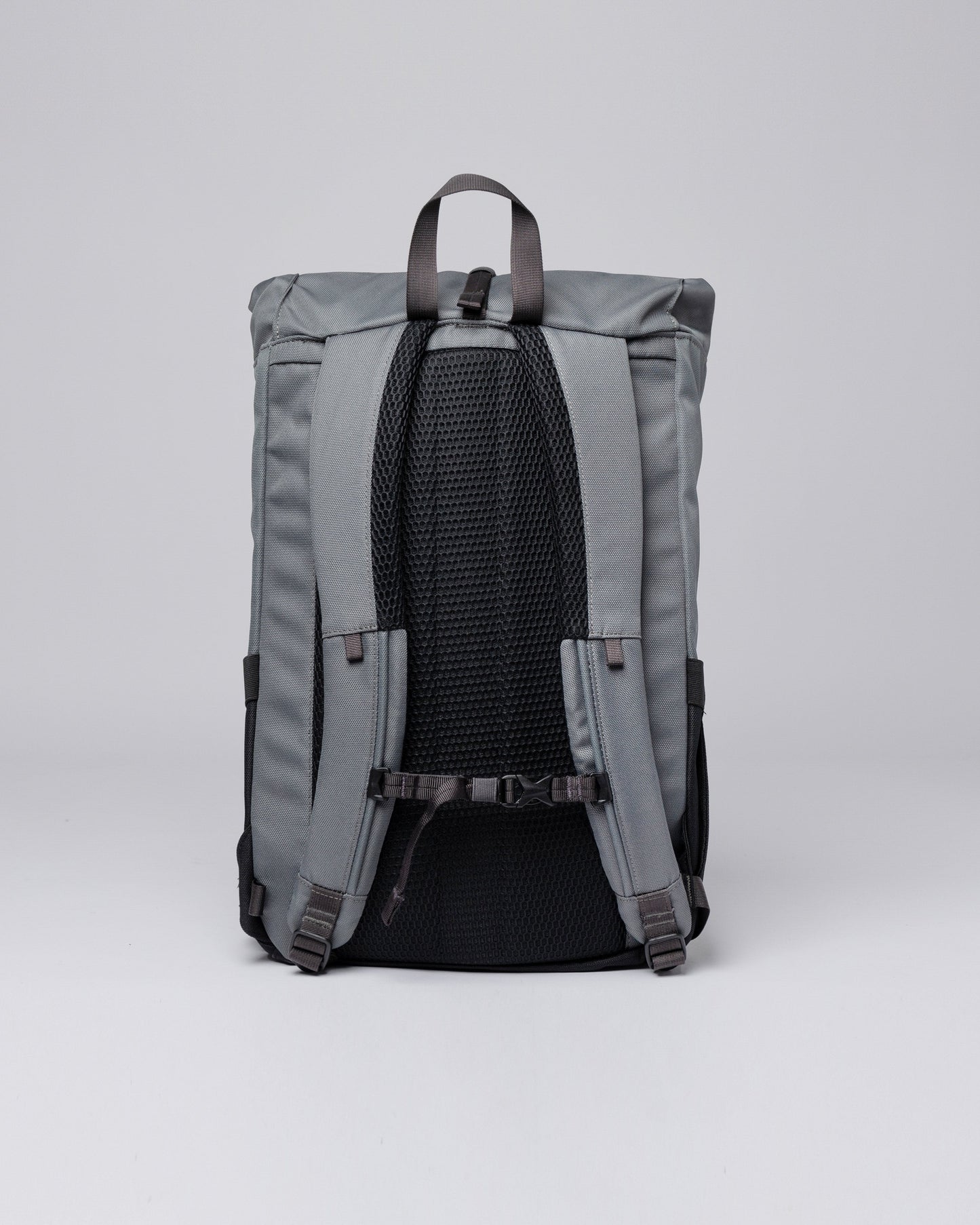 Sac à dos vegan rolltop gris foncé en matière recyclée - arvid multi dark