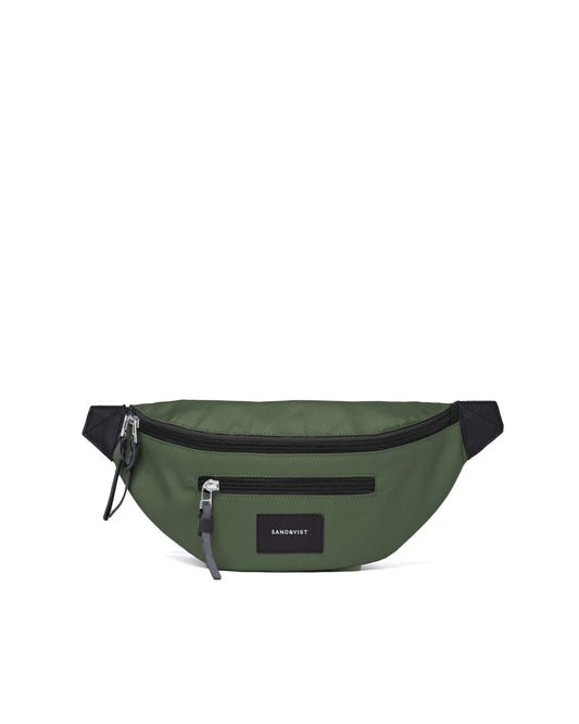 Banane en matière recyclée | kaki "aste dawn green"