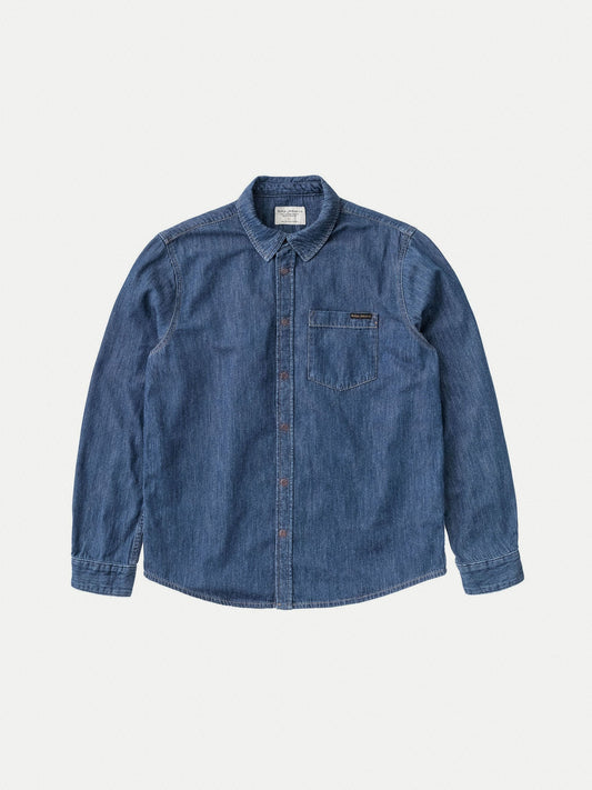 Chemise jean en coton bio - Albert