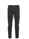 Pantalon slim style trekking bleu nuit en coton bio - joe