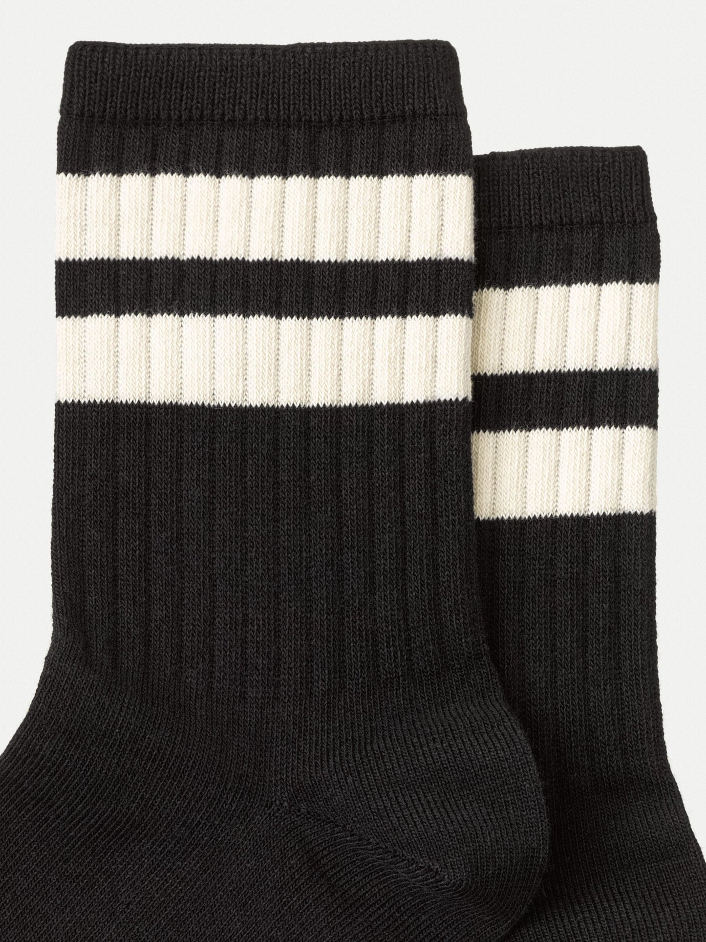 Chaussettes basses noires en coton bio - amundsson low cut black