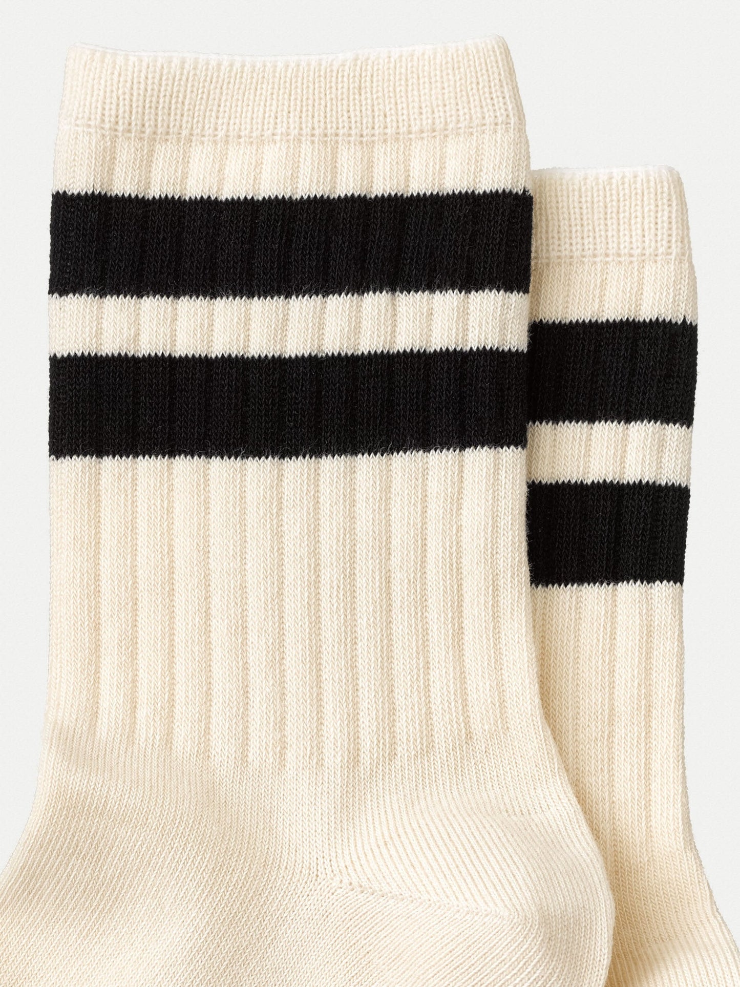 Chaussettes basses écrues en coton bio - amundsson low cut offwhite