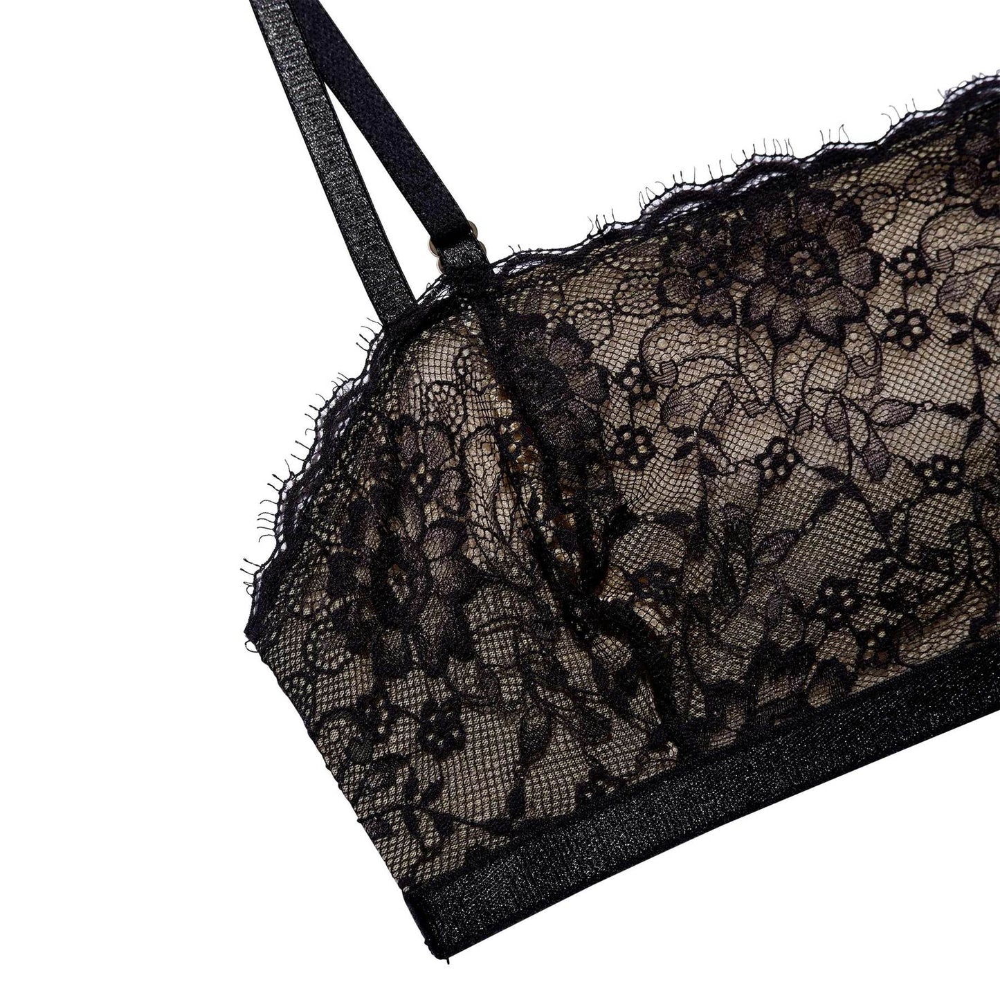 Bandeau noir en polyamide recyclé - Amy