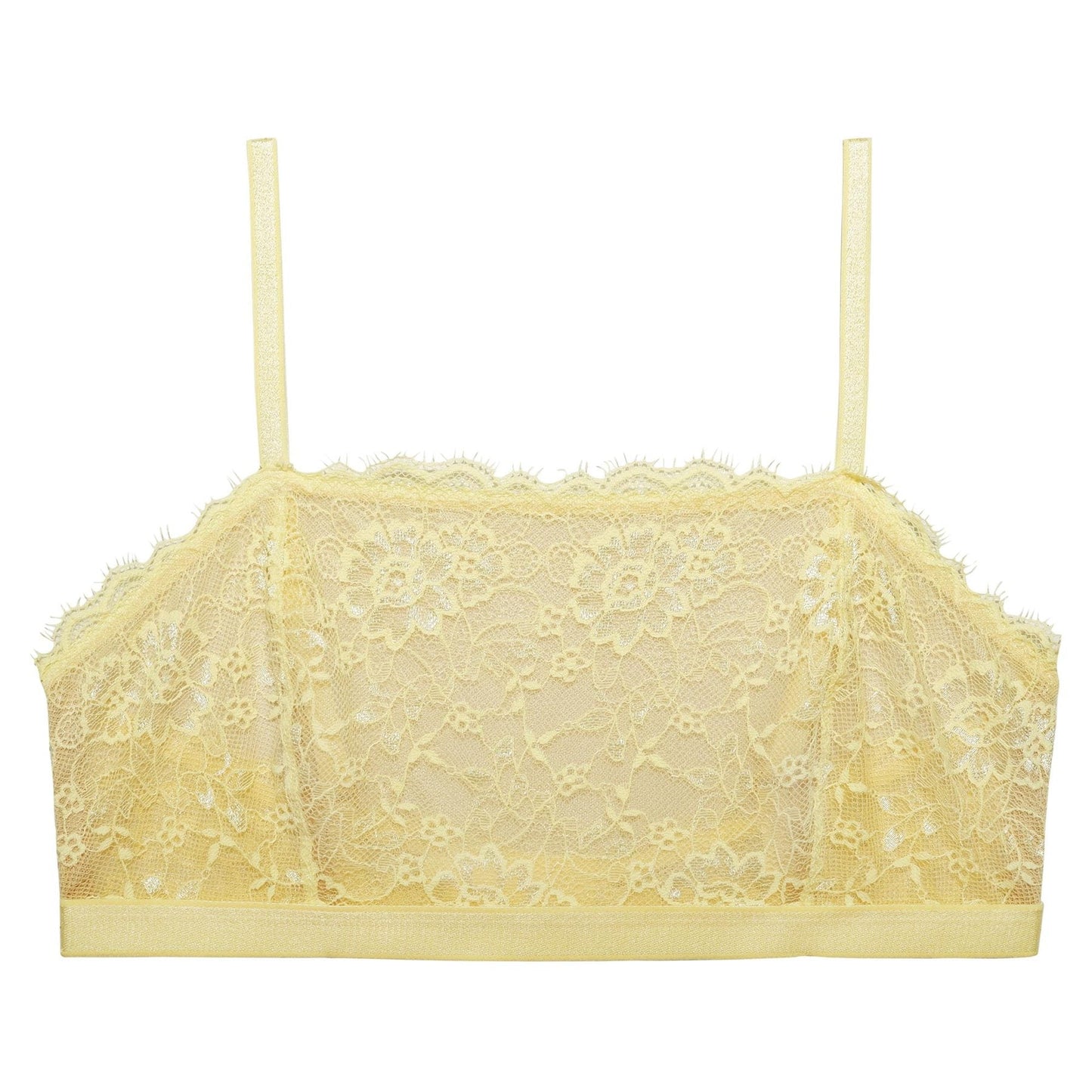 Bandeau jaune en polyamide recyclé - Amy