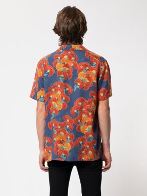 Chemise manches courtes à fleurs en tencel  - Arviid