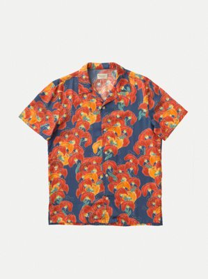 Chemise manches courtes à fleurs en tencel  - Arviid
