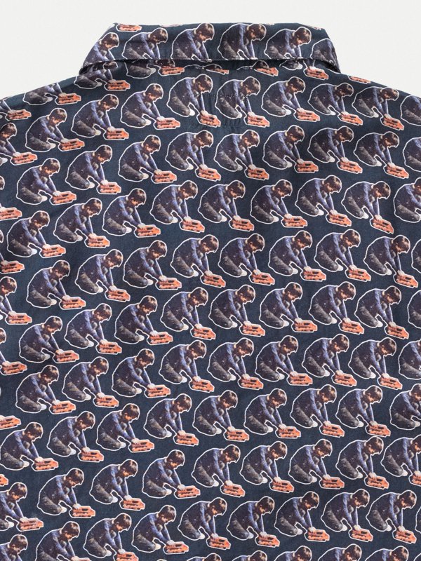 Chemise imprimé manches courtes en tencel - Arvid