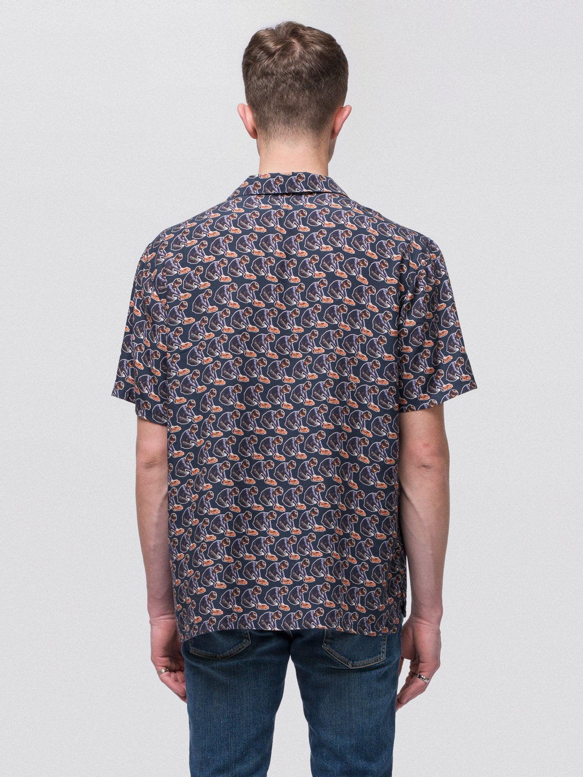 Chemise imprimé manches courtes en tencel - Arvid