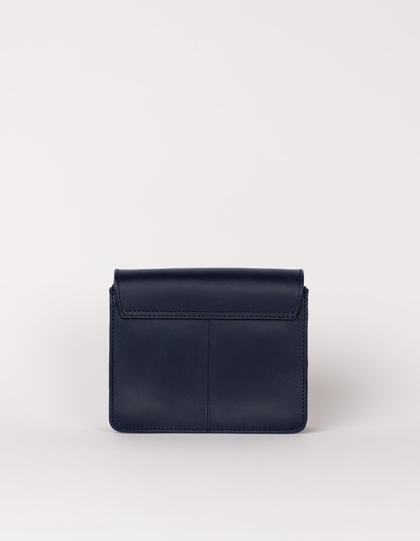 Sac à main en cuir | bleu "audrey mini - midnight blue classic leather"