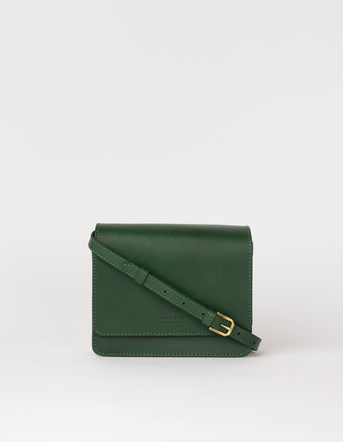 Sac à main | vert "audrey mini - pine green classic leather"