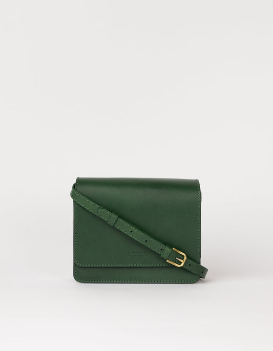 Sac à main | vert "audrey mini - pine green classic leather"