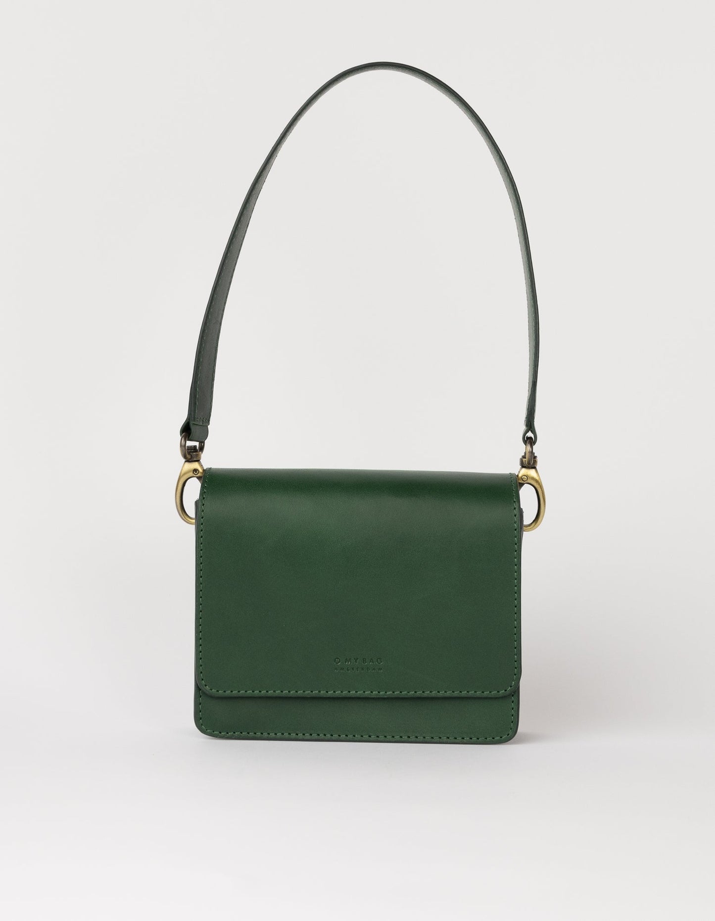 Sac à main | vert "audrey mini - pine green classic leather"