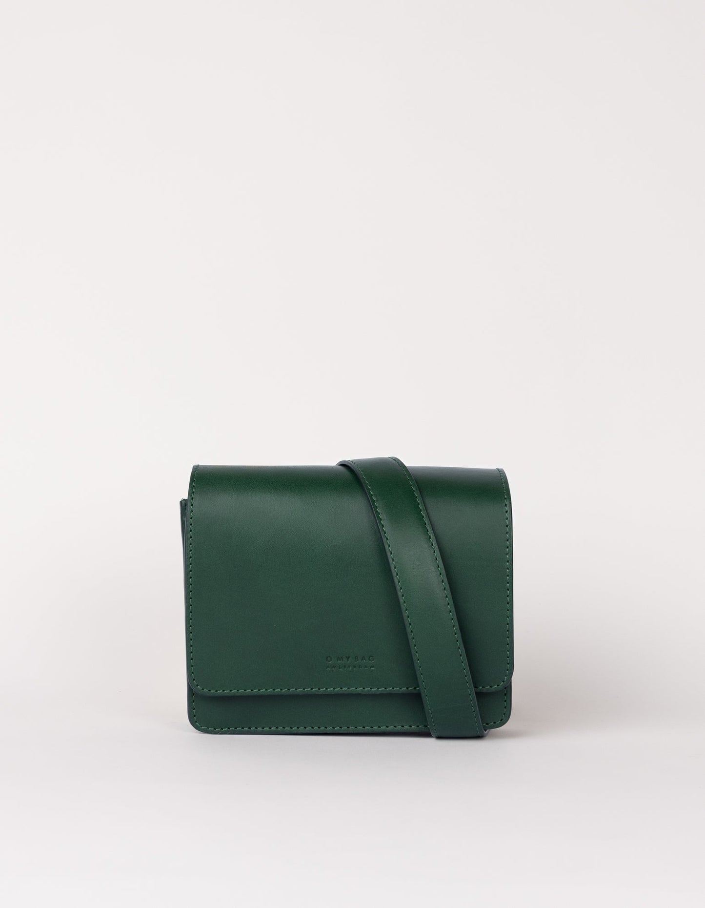 Sac à main | vert "audrey mini - pine green classic leather"