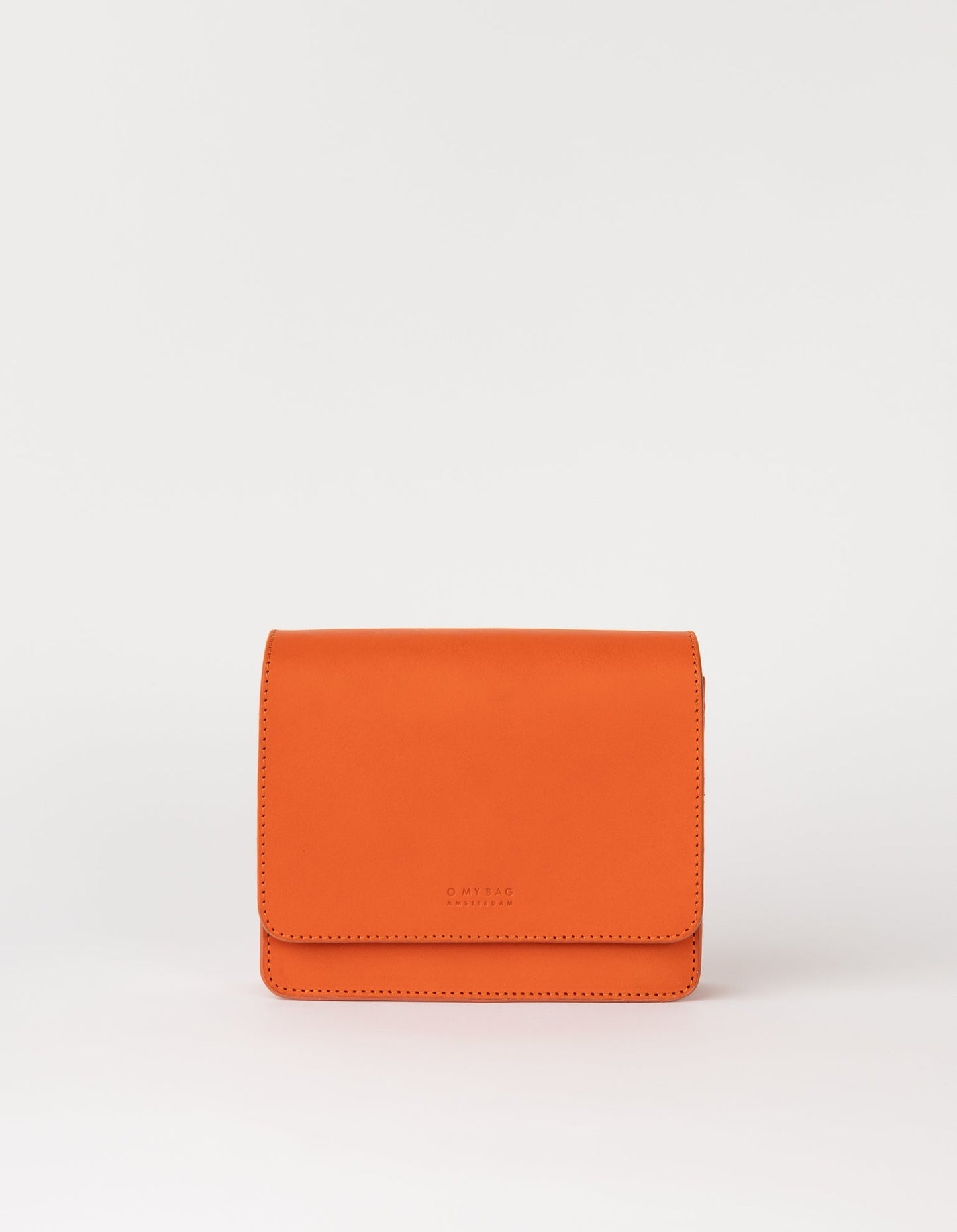 Sac à main | orange "audrey mini - tangerine classic leather"
