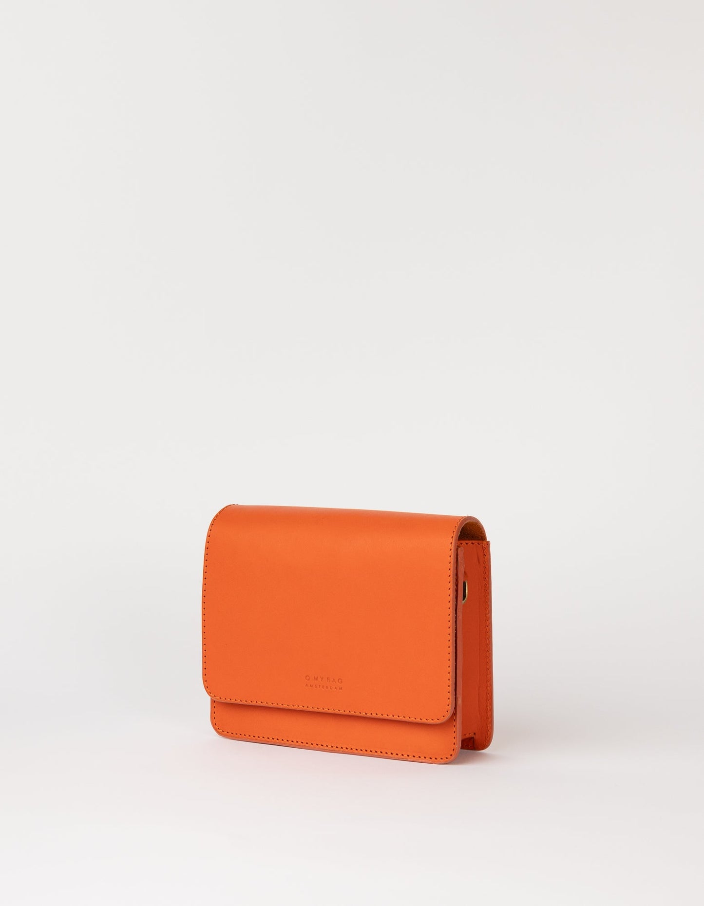 Sac à main | orange "audrey mini - tangerine classic leather"
