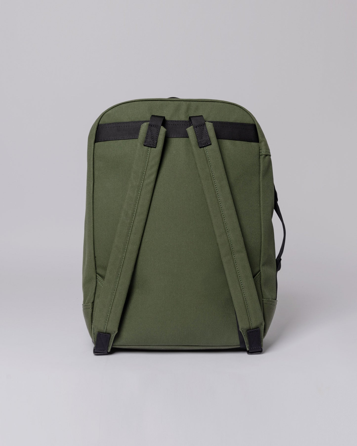 Sac à dos vert en coton bio et matière recyclée - august dawn green