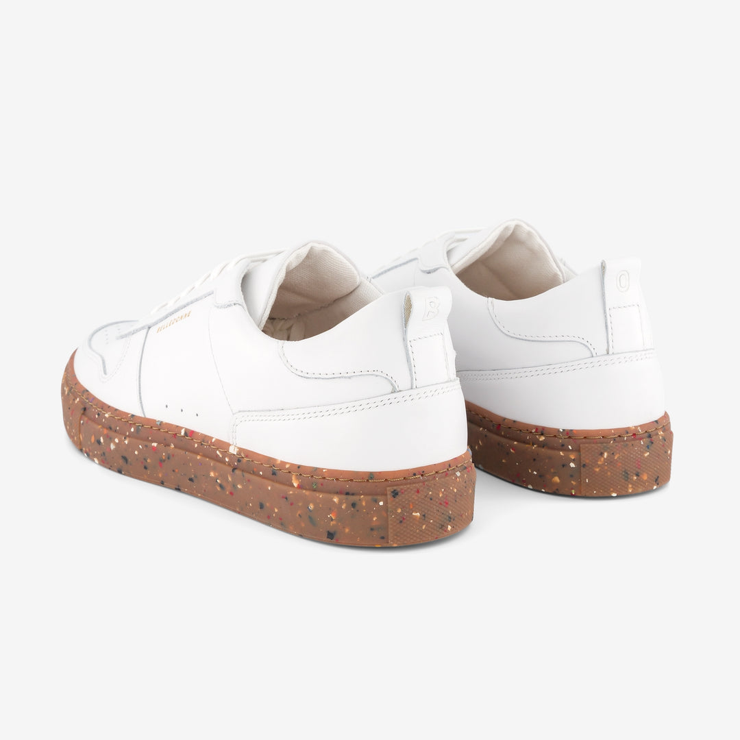 Baskets en cuir tannage végétal | blanches "B0 hope #1"