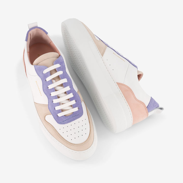 Baskets en cuir certifié | multicolores "b0 playground pastel"