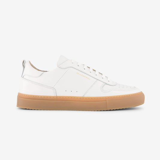Baskets en cuir certifié | blanches "b0 gum white"