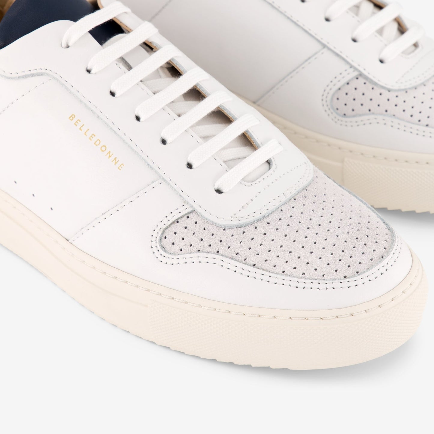Baskets en cuir certifié | bordeaux et marines "b0 bordeaux / marine"