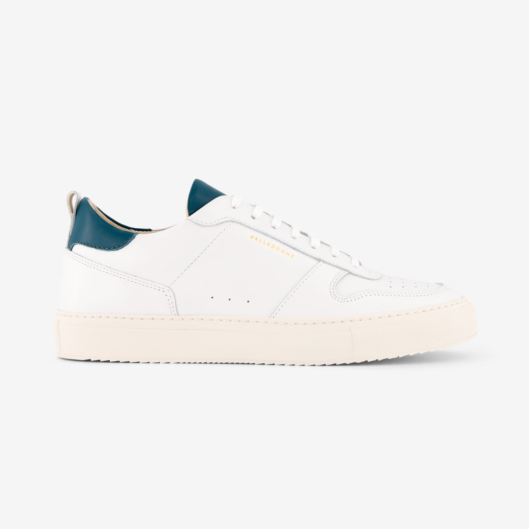 Baskets blanches en cuir certifié - B0 octane