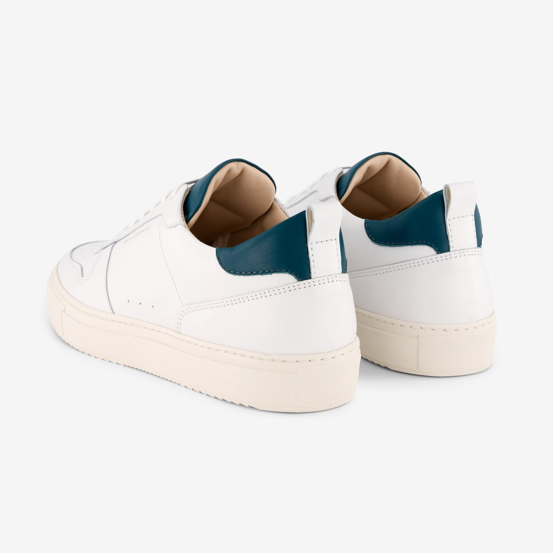 Baskets blanches en cuir certifié - B0 octane