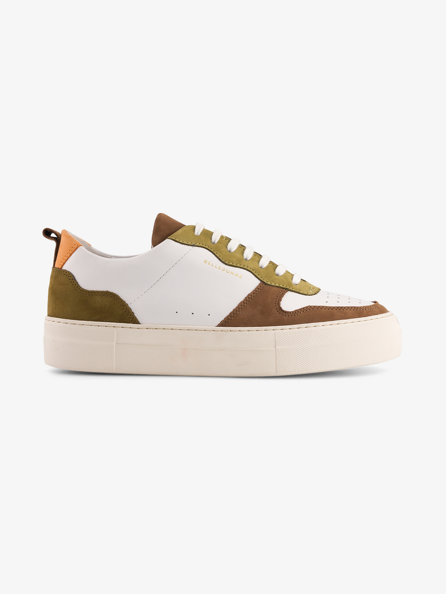 Baskets en cuir certifié | multicolore "B0 Playground retro - Autumn"